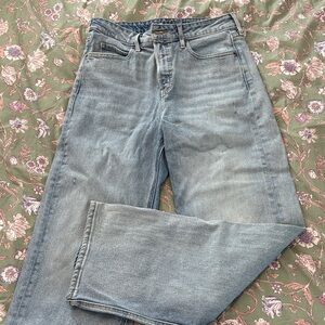 Old Navy Sky-Hi Wide Leg Light Wash Jeans
